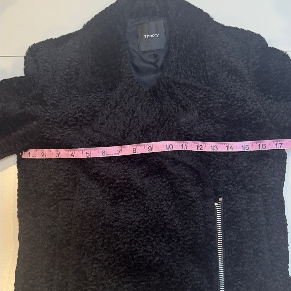 THEORY Faux Fur Jacket size XS - Picture 9 of 10